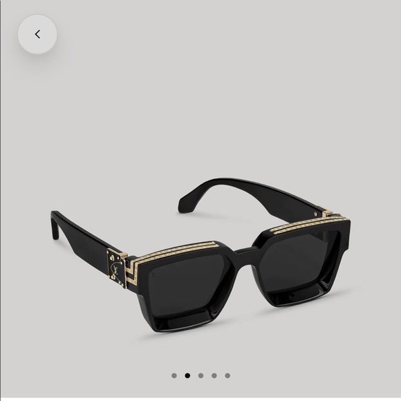 Louis Vuitton UNISEX 1.1 MILLIONAIRES SUNGLASSES in Black and Gold - Picture 1 of 7